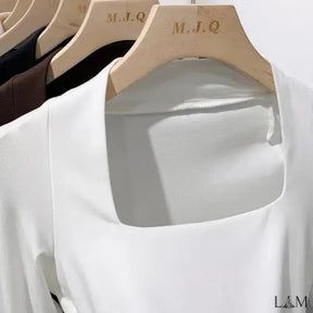 Camisa de algodão Branca Adriele - Lowir Modas 
